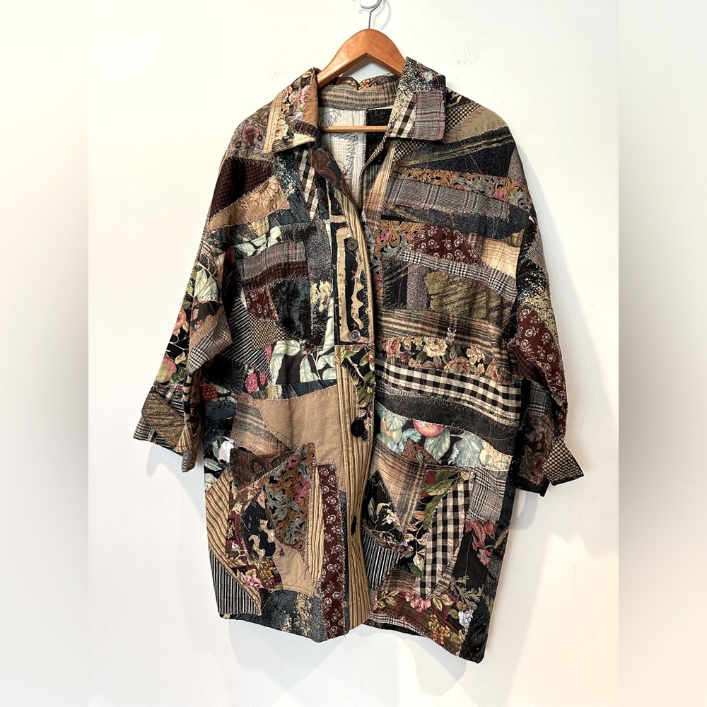 Kay Louise Women's Quilted Patch Work Jacket